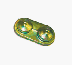 1967 - 1969 Brake Master Cylinder Cover, Manual Drum or Power Drum, Original Correct Wording, Gold