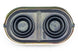1968 - 1969 Chevy Nova and Chevelle Brake Master Cylinder Cover Lid and Gasket Set for Power Disc with Delco, Angle 2