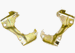 1969 - 1974 Nova Front Disc Brake Caliper Mounting Brackets, Pair