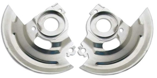 1964 - 1972 Chevelle and 1968 - 1972 Nova Disc Brake Dust Shield Backing Plates, FOR 2" DROP SPINDLES and SINGLE PISTON CALIPERS