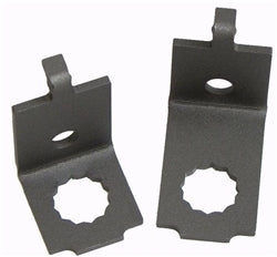 Front Brake Hose Frame Brackets, Pair