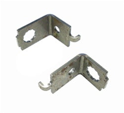Front Brake Hose Frame Brackets, Pair, Angle 3