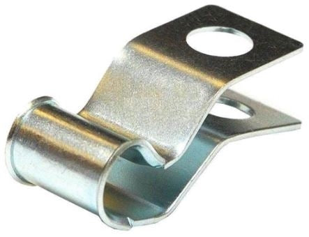 Rear End Brake Line Clip Strap Bracket, 10 or 12 Bolt