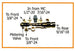 Proportioning Valve and Distribution Splitter Block Combo with Bracket, Disc / Drum, Chrome, Angle 2