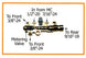 Proportioning Valve and Distribution Splitter Block Combo with Bracket, Disc / Drum, Chrome, Angle 2