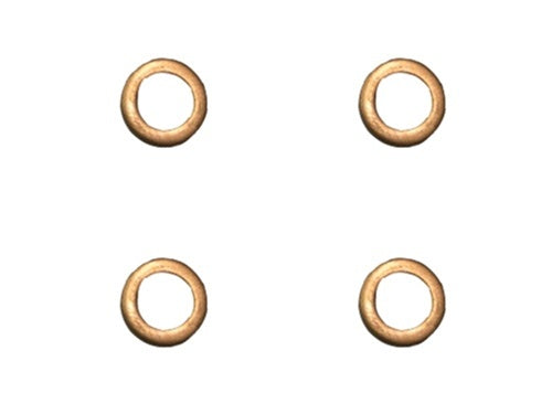 1969 - 1972 Chevelle and Nova Front Disc Brake Hose Sealing Copper Crush Washers, Set of 4