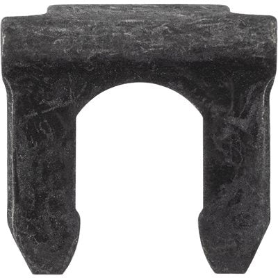 Chevelle and Nova Brake Hose to Line U Clip, Black Oxide Each 476737, Angle 2