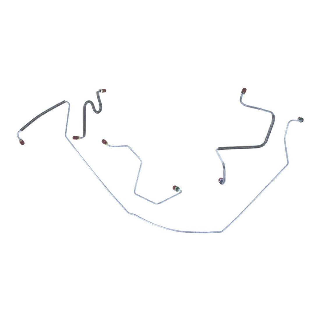 1967 Chevelle OE Steel Front Brake Line Kit, Manual Drum Brakes