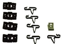 1967 Chevelle Brake Line Clip Set, 10 Piece Kit