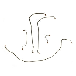 1969 Chevelle Front Brake Line Set, OE Style Power Discs, Stainless Steel