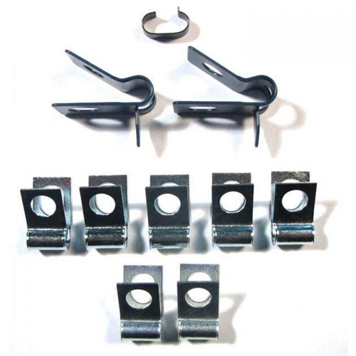 1969 Chevelle Brake Line Clips Set, 10 Piece Kit