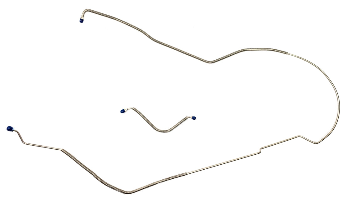 1970 Chevelle Brake lines (front to rear, stainless steel, 2 door hardtop), Each