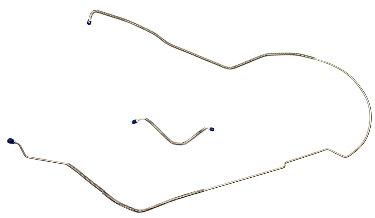 1970 Chevelle Brake lines (front to rear, stainless steel, 2 door hardtop), Each