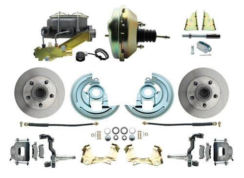 1964 - 1972 Chevelle Front Disc Brake Conversion Kit with 9 inch Power Booster