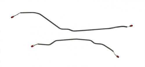 1964 - 1967 Chevelle Brake Lines (rear axle, steel), Pair
