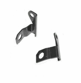 1968 Nova Front Disc Brake Hose Brackets, 4 Piston Caliper, Pair