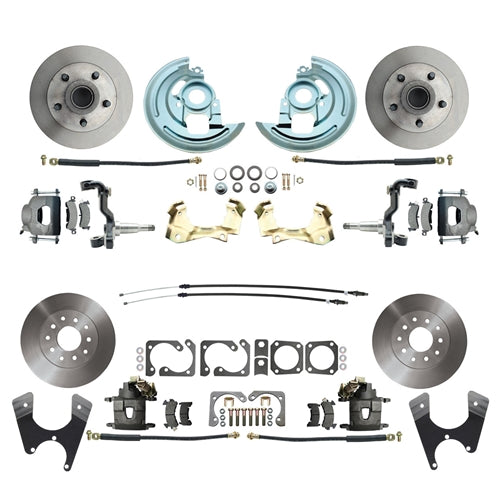 1964 - 1972 Chevelle 4 Wheel Manual Disc Brake Conversion Kit, Non-Power