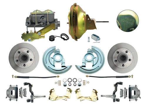 1964 - 1972 Chevelle Front Disc Brake Conversion Kit with 11 inch Delco Stamped Power Booster