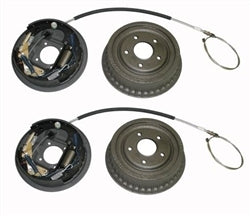 1968 - 1972 Chevelle Rear Drum Brake Assemblies, LH and RH