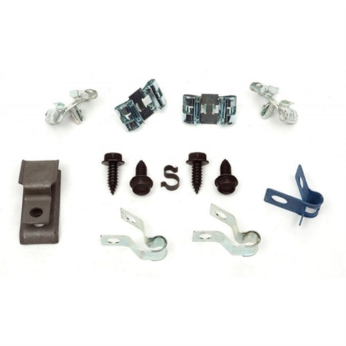 1968 Chevelle Brake Line Clips Set, 15 Piece Kit