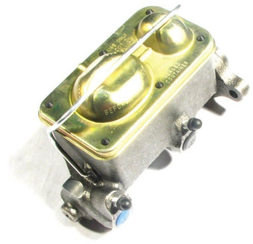 1970 - 1972 Chevelle / Nova Brake Master Cylinder, Front Power Disc with Rear Drum, WITH Bleeders, OE Style, Angle 3