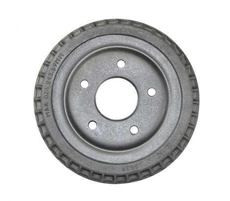 Finned Rear Brake Drum, Angle 2