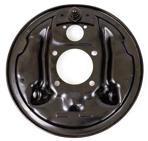 Rear End Axle Drum Brake Backing Plate, LH, Angle 2