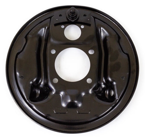Rear End Axle Drum Brake Backing Plate, RH, Angle 2