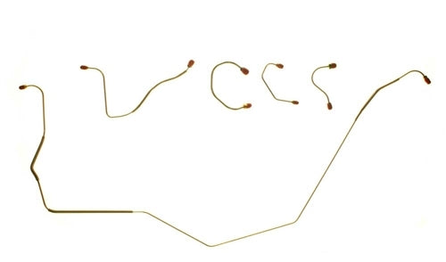 1968 Nova FRONT Brake Lines Set, For OE Style 4 Piston Caliper MANUAL Discs