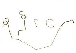 1969 - 1973 Nova FRONT Brake Lines Set for POWER DRUM