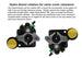 Photo of a 1966 - 1972 Chevelle & Nova Hydraulic Brake Assist Hydro-Boost, Master Cylinder, Combination Valve Kit, Angle 3