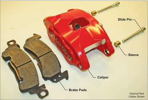 1968 - 1972 Nova Wilwood Front Disc Brake D52 Kit, Angle 2