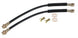 Front Disc Brake Flex Hoses Kit with Banjo Bolts and Crush Washers, 7/16 Inch