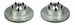 1969 - 1972 Chevelle and Nova Drilled and Slotted Front Disc Brake Rotors, Pair