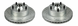 1969 - 1972 Chevelle and Nova Drilled and Slotted Front Disc Brake Rotors, Pair