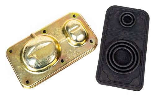 1970 - 1972 Chevelle and Nova Master Cylinder Lid Cover OE Style - Gold Plated