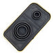 1970 - 1972 Chevelle and Nova Master Cylinder Lid Cover OE Style - Gold Plated, Angle 3