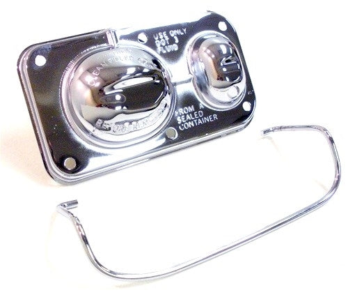 1970 - 1972 Chevelle and Nova Master Cylinder Lid Cover, Chrome