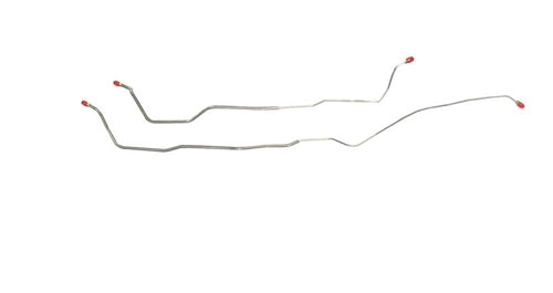 1968 Nova Rear End Axle Brake Lines Set, for Multi Leaf Spring Cars