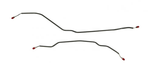 1969 - 1973 Nova Rear End Axle Brake Lines Pair, OE Style Steel