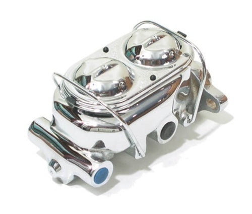 Custom Chrome OE Look Master Cylinder in Chrome for Power Brakes
