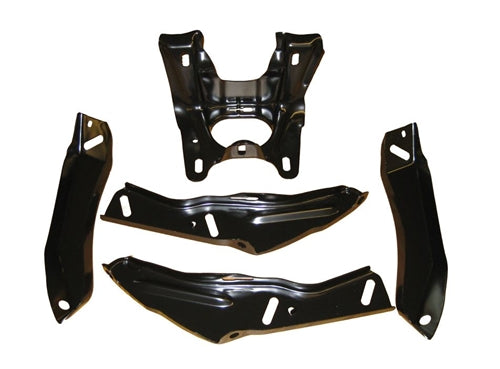 1968 Chevelle Bumper Brackets (Rear, 5 Pieces) (All except El Camino and Wagon), Set