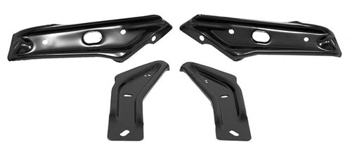 1968 Chevelle Front Bumper Mounting Brackets Set, Four Piece Kit