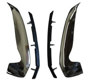 1971 - 1972 Chevelle Front Bumper Guards, Pair, Angle 2