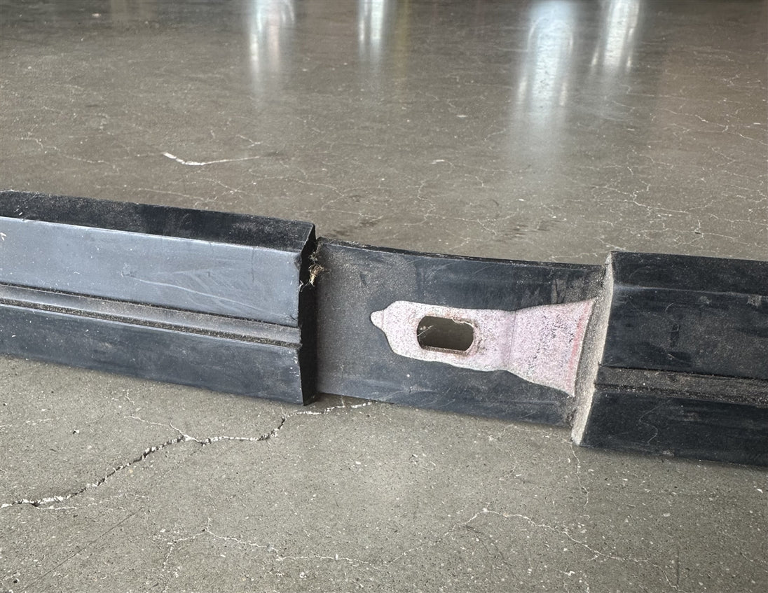 1974 - 1975 Chevelle Rear Bumper Impact Strip, Original GM NOS 342122, Angle 4
