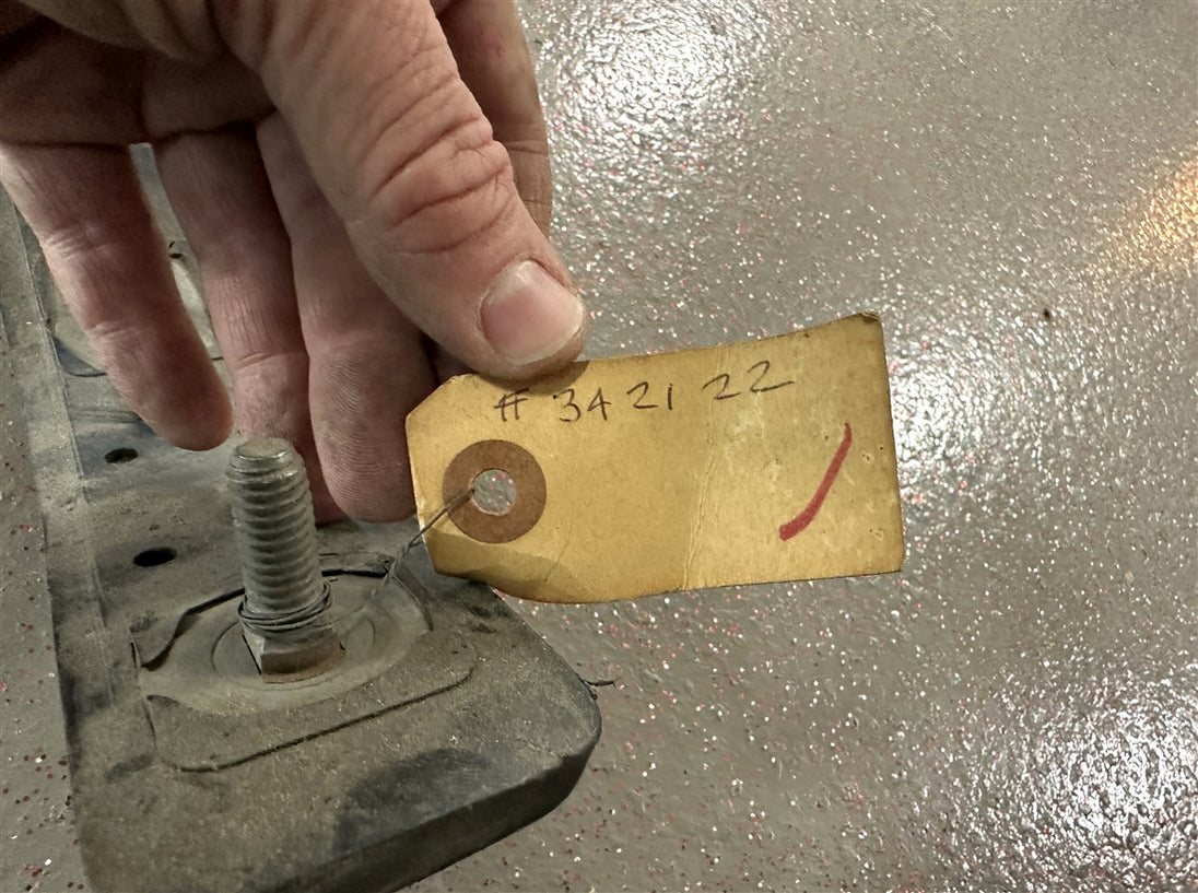 1974 - 1975 Chevelle Rear Bumper Impact Strip, Original GM NOS 342122, Angle 6