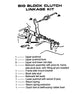 1968 - 1972 Nova Clutch Linkage Install Kit, Big Block, Angle 2