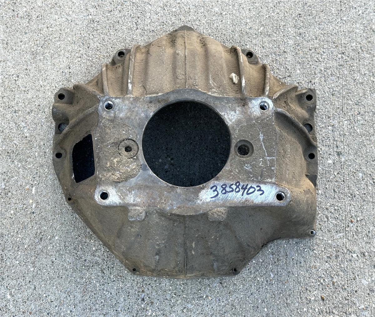 1967 - 1972 Chevelle or Nova Clutch Bellhousing, 10.5 Inch, GM Original Used 3858403, Angle 10