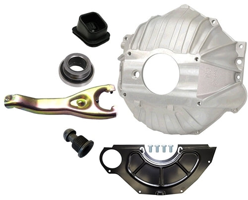 New Chevy 3899621 Bellhousing Kit with Cover, Fork, Bearing, Boot and more, 11"
