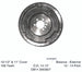 Chevelle or Nova 454 Manual Transmission Clutch Flywheel, 168 Tooth, Angle 3